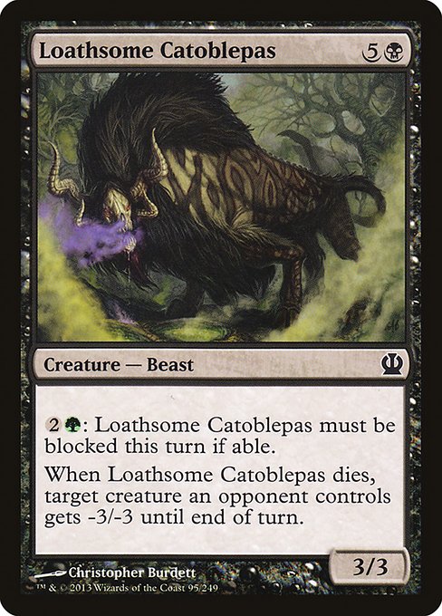 Loathsome Catoblepas - Theros Common Card