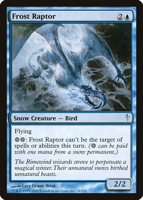 Frost Raptor - Coldsnap Common Card