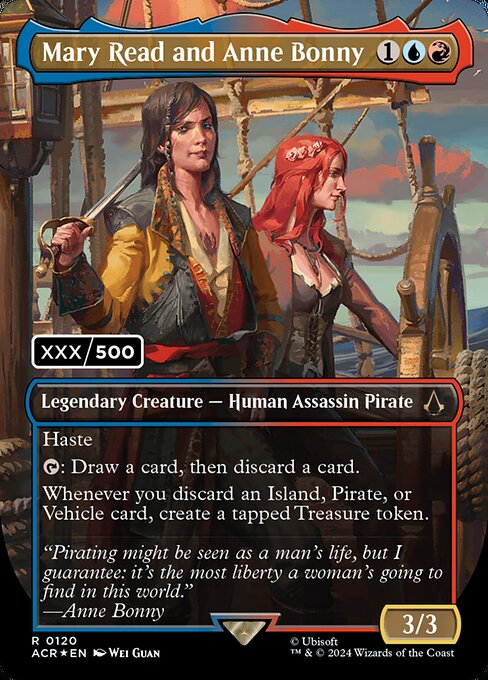 Mary Read and Anne Bonny - Assassin's Creed Rare Card