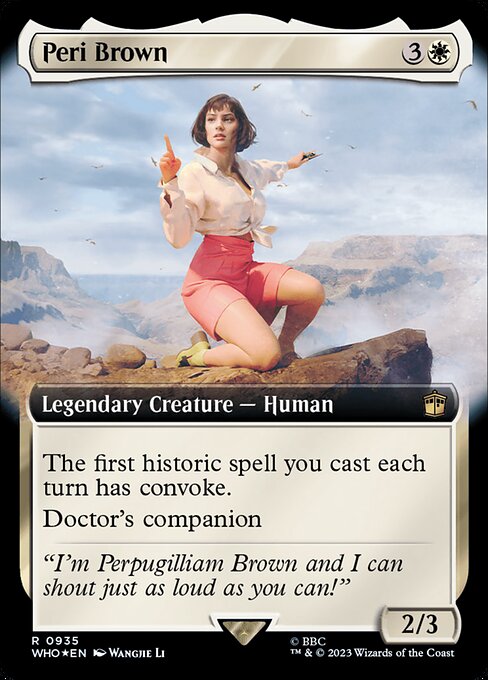Peri Brown - Doctor Who Rare Card
