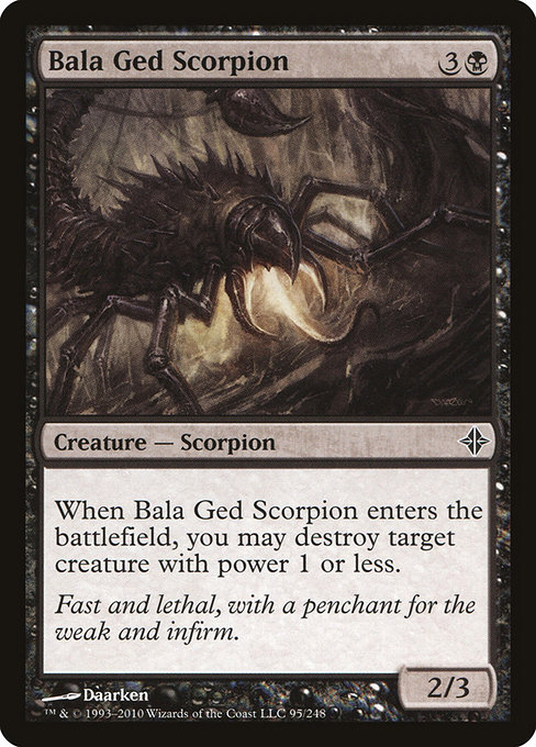 Bala Ged Scorpion - Rise of the Eldrazi Common Card