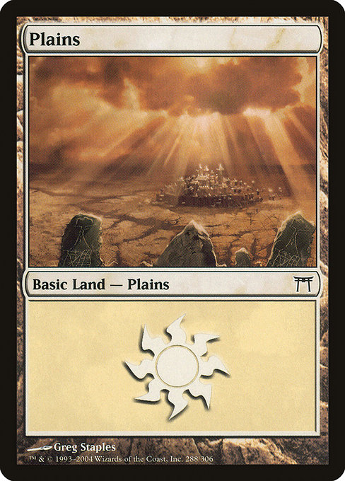 Plains - Champions of Kamigawa Common Card
