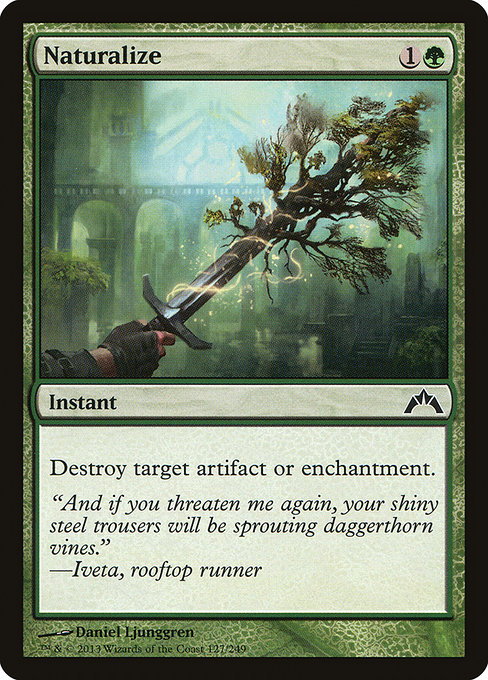 Naturalize - Gatecrash Common Card