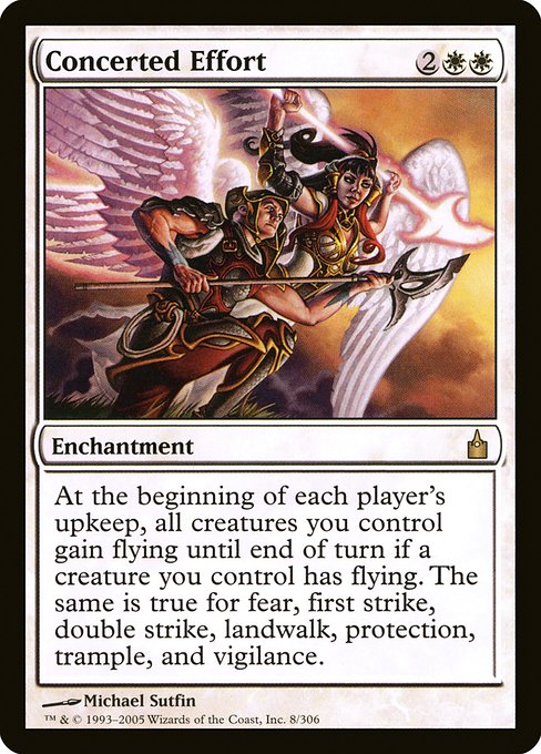 Concerted Effort - Ravnica: City of Guilds Rare Card