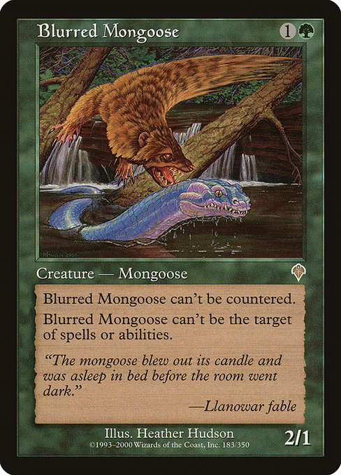 Blurred Mongoose - Invasion Rare Card