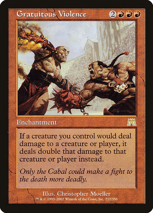 Gratuitous Violence - Onslaught Rare Card