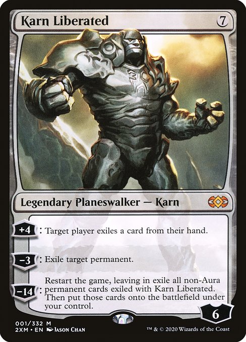 Karn Liberated - Double Masters Mythic Card