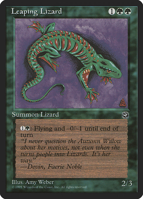 Leaping Lizard - Homelands Common Card