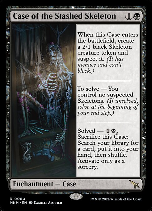 Case of the Stashed Skeleton - Murders at Karlov Manor Rare Card