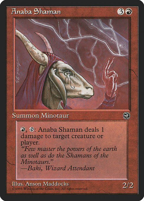 Anaba Shaman - Homelands Common Card