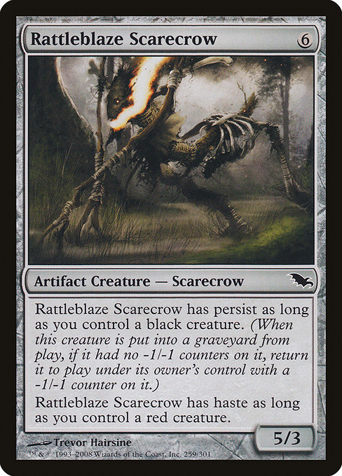 Rattleblaze Scarecrow - Shadowmoor Common Card