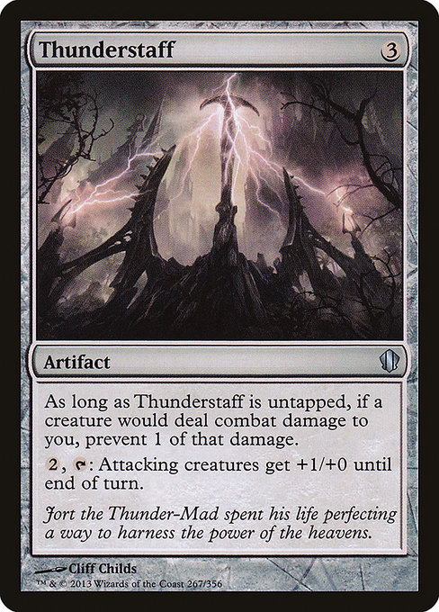 Thunderstaff - Commander 2013 Uncommon Card