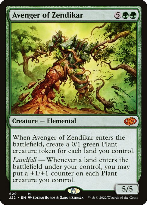 Avenger of Zendikar - Jumpstart 2022 Mythic Card