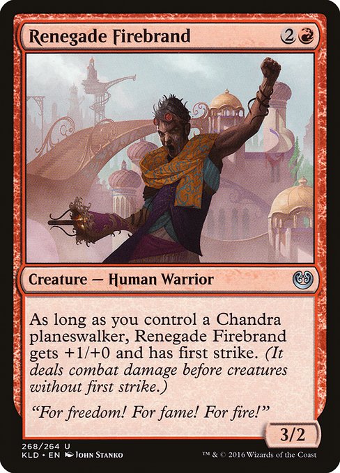 Renegade Firebrand - Kaladesh Uncommon Card