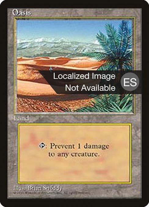 Oasis - Fourth Edition Foreign Black Border Uncommon Card