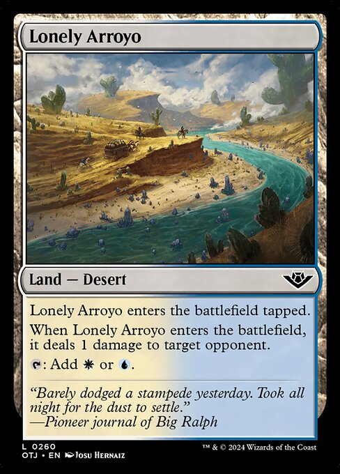 Lonely Arroyo - Outlaws of Thunder Junction Common Card