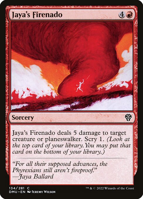 Jaya's Firenado - Dominaria United Common Card