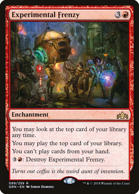 Experimental Frenzy - Guilds of Ravnica Rare Card