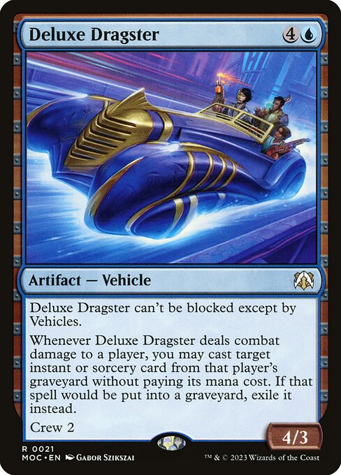 Deluxe Dragster - March of the Machine Commander Rare Card
