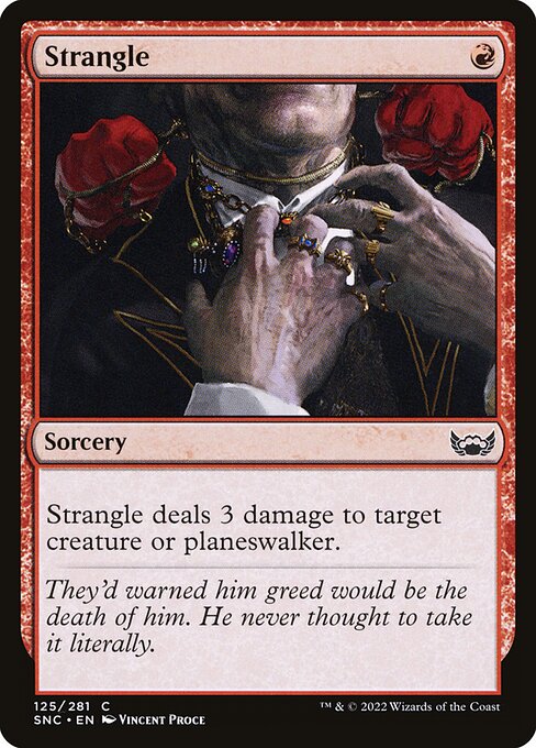 Strangle - Streets of New Capenna Common Card