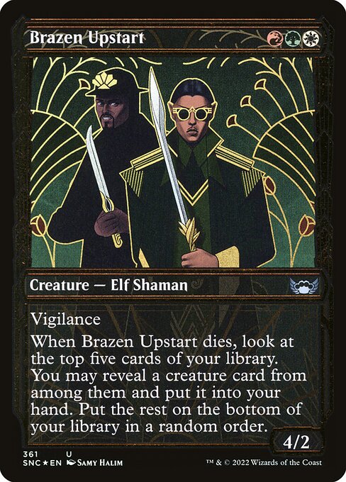 Brazen Upstart - Streets of New Capenna Uncommon Card