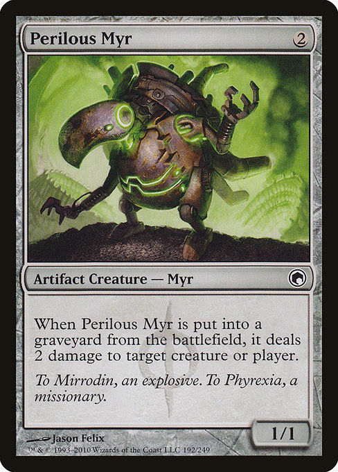 Perilous Myr - Scars of Mirrodin Common Card
