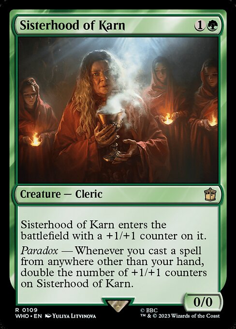Sisterhood of Karn - Doctor Who Rare Card
