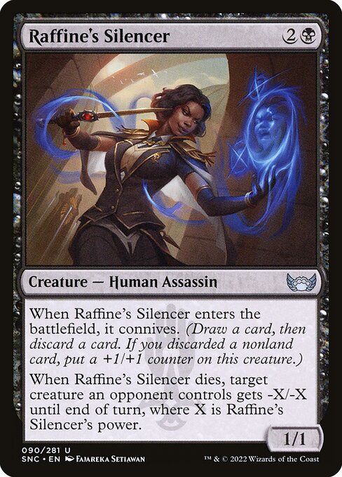 Raffine's Silencer - Streets of New Capenna Uncommon Card