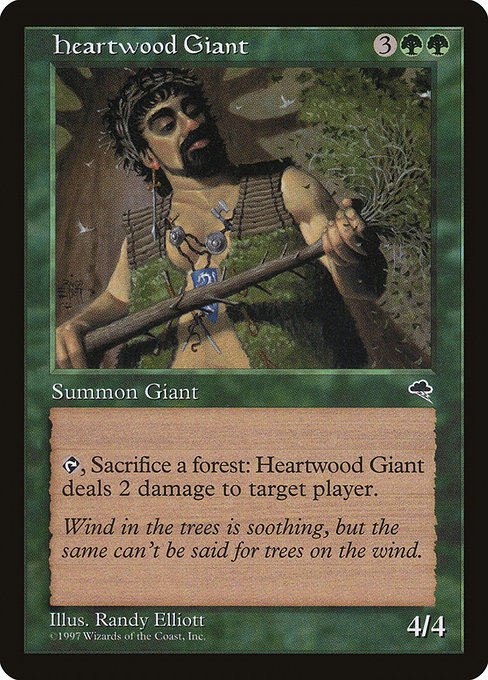 Heartwood Giant - Tempest Rare Card