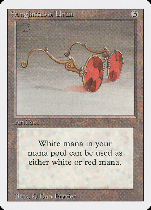 Sunglasses of Urza - Revised Edition Rare Card
