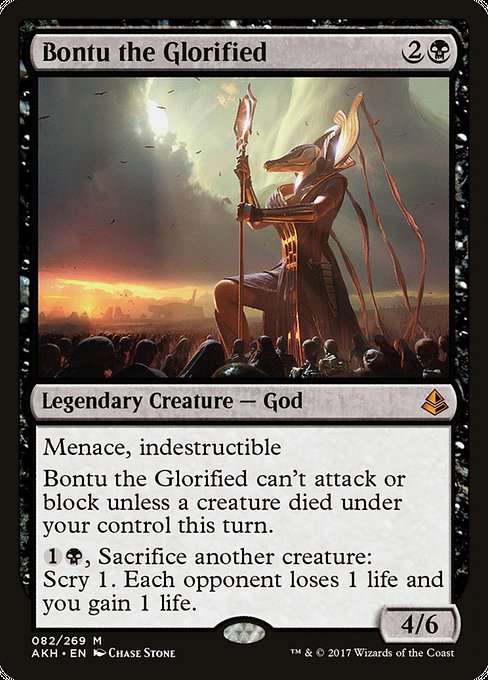 Bontu the Glorified - Amonkhet Mythic Card