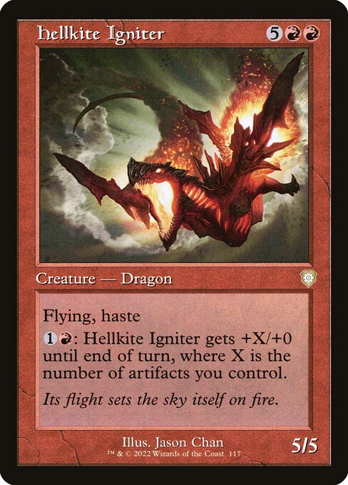 Hellkite Igniter - The Brothers' War Commander Rare Card