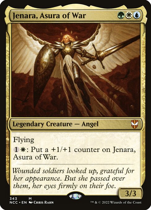 Jenara, Asura of War - New Capenna Commander Mythic Card