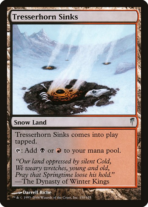 Tresserhorn Sinks - Coldsnap Uncommon Card