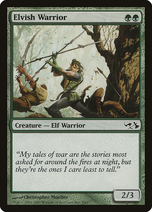 Elvish Warrior - Duel Decks: Elves vs. Goblins Common Card