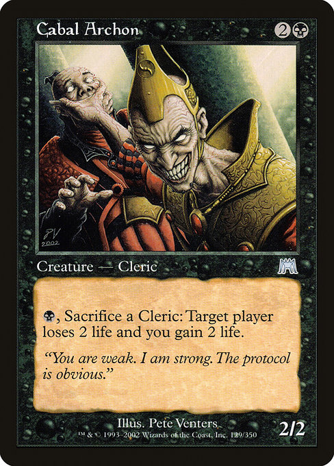 Cabal Archon - Onslaught Uncommon Card