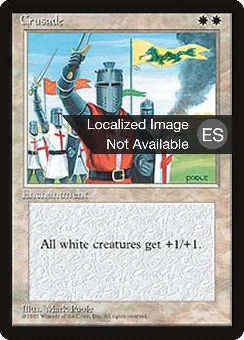 Crusade - Fourth Edition Foreign Black Border Rare Card