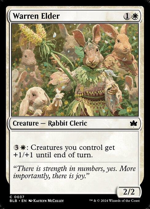 Warren Elder - Bloomburrow Common Card