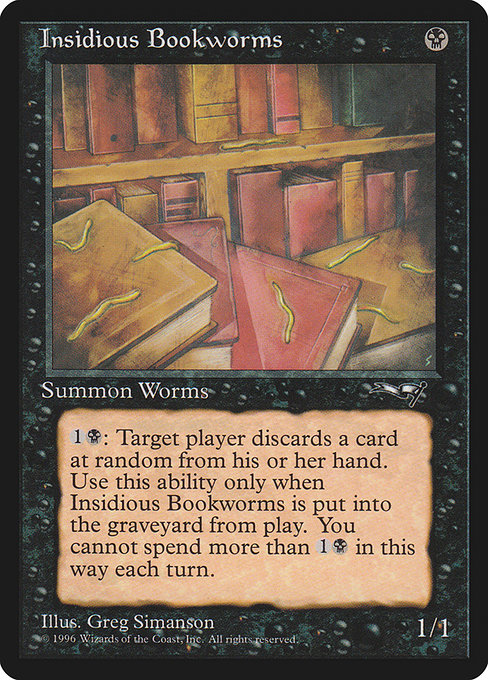 Insidious Bookworms - Alliances Common Card