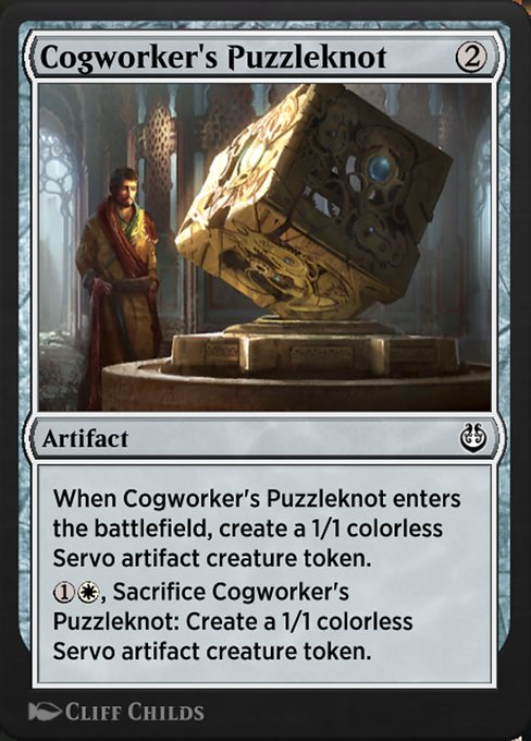 Cogworker's Puzzleknot - Kaladesh Remastered Common Card