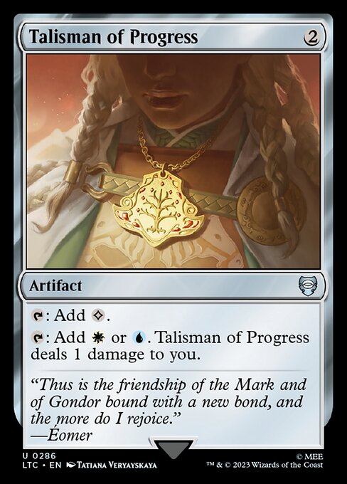 Talisman of Progress - Tales of Middle-earth Commander Uncommon Card