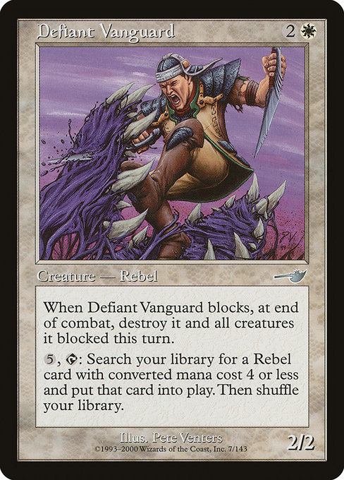 Defiant Vanguard - Nemesis Uncommon Card