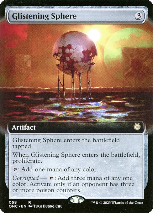 Glistening Sphere - Phyrexia: All Will Be One Commander Rare Card