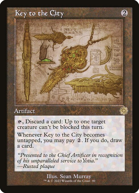 Key to the City - The Brothers' War Retro Artifacts Rare Card