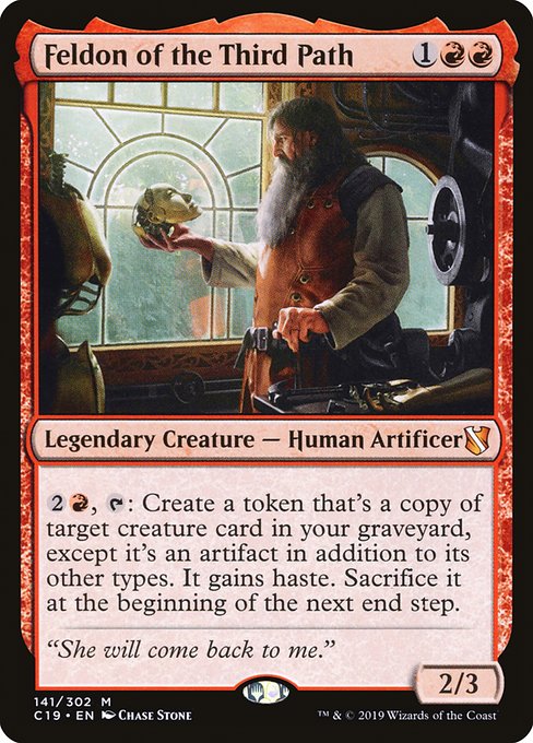 Feldon of the Third Path - Commander 2019 Mythic Card
