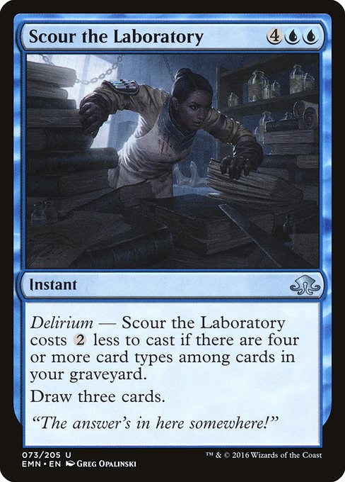 Scour the Laboratory - Eldritch Moon Uncommon Card