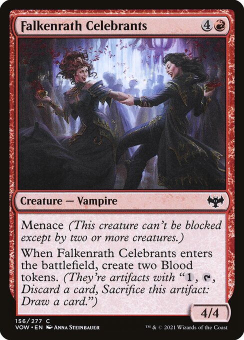 Falkenrath Celebrants - Innistrad: Crimson Vow Common Card