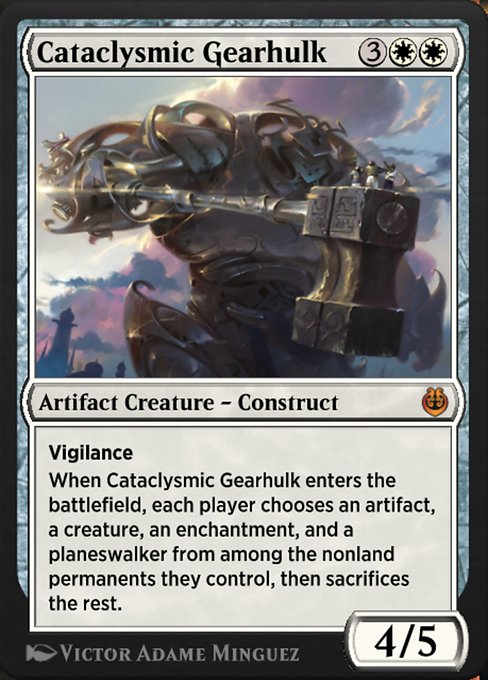 Cataclysmic Gearhulk - Kaladesh Remastered Mythic Card