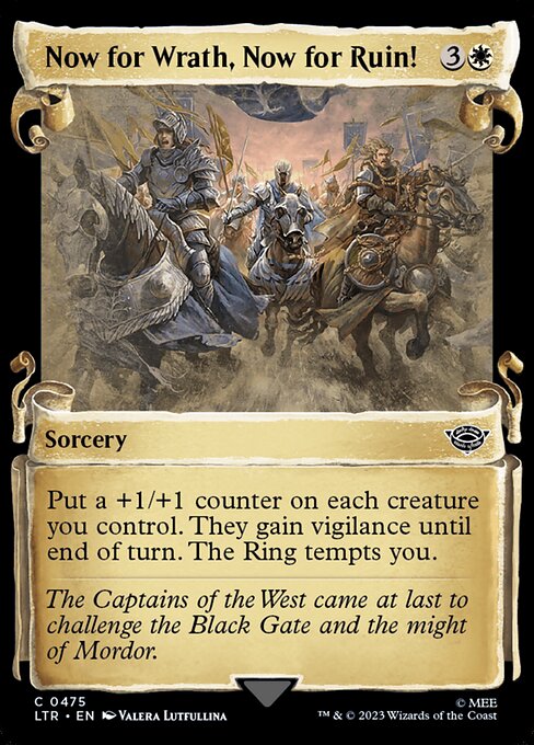 Now for Wrath, Now for Ruin! - The Lord of the Rings: Tales of Middle-earth Common Card
