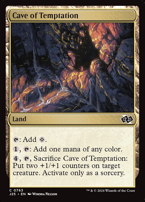 Cave of Temptation - Foundations Jumpstart Common Card